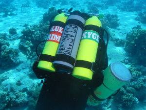 Rebreather diver in Aqaba