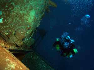 Technical diver