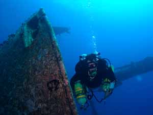 Technical diver