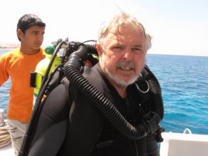 Happy Pelagian Diver