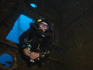 Inside the Cedar Pride wreck
