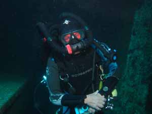 Rebreather diver
