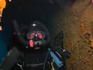 Rebreather diver