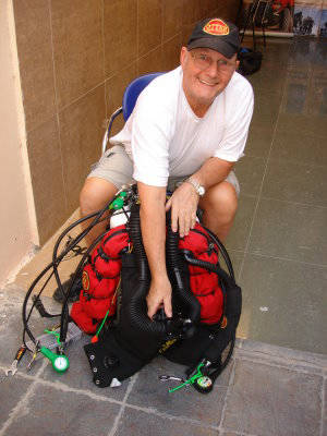 At the dive center