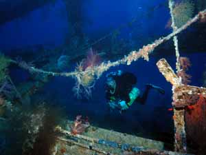 Technical diver