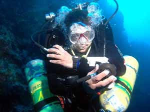 Technical diver