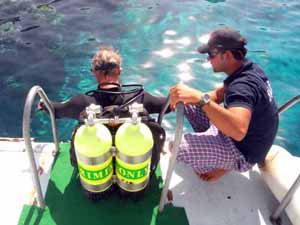 Twin 18 litre tanks