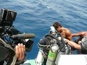 before 167m dive